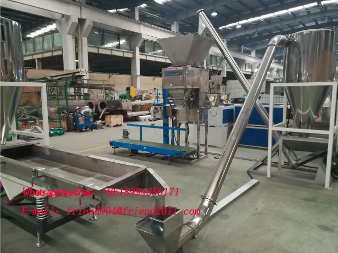 التوأم برغي 550kg / H 10mm تحبيب PVC آلة خط الكريات 2