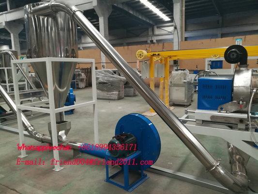 Twin Screw 550kg/H 10mm Granulating PVC Pelletizing Line Machine