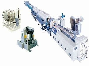 سعر جيد آلة بثق الأنبوب Hdpe ذات برغي واحد مضاد للاشتعال 80 كجم / ساعة 63 مم الانترنت