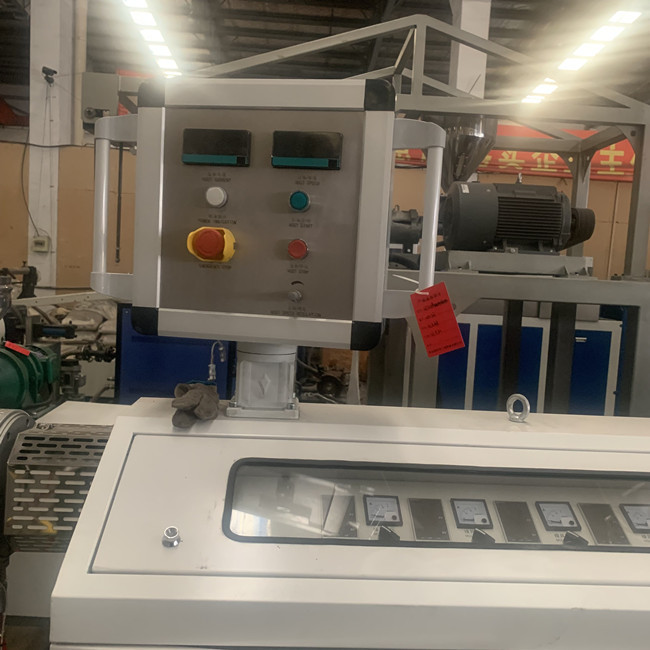 آلة بثق البلاستيك ABB Inverter 400kg / H مع برغي واحد 2